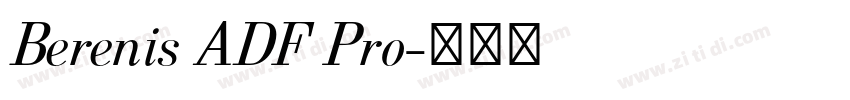Berenis ADF Pro字体转换
